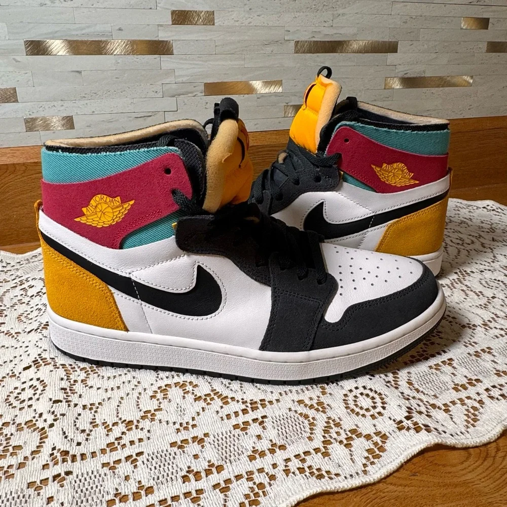 Nike Air Jordan 1 Zoom CMFT Multi-Color Men 9.5/Wmns 11.5 NWOT No Box